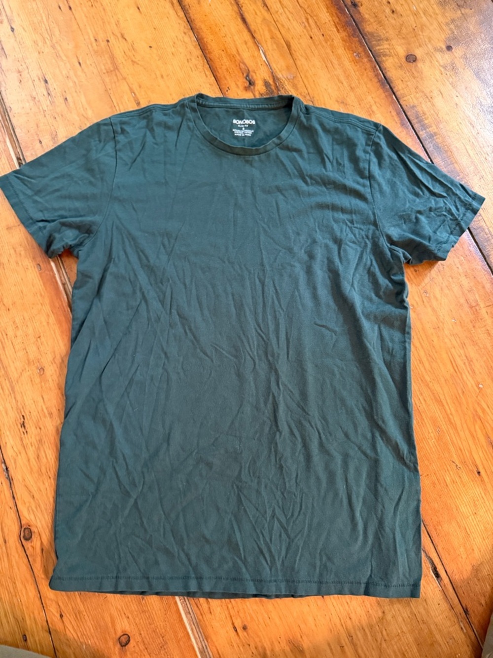 Bonobos Men's Short Sleeve Crew Tee in Forest Green